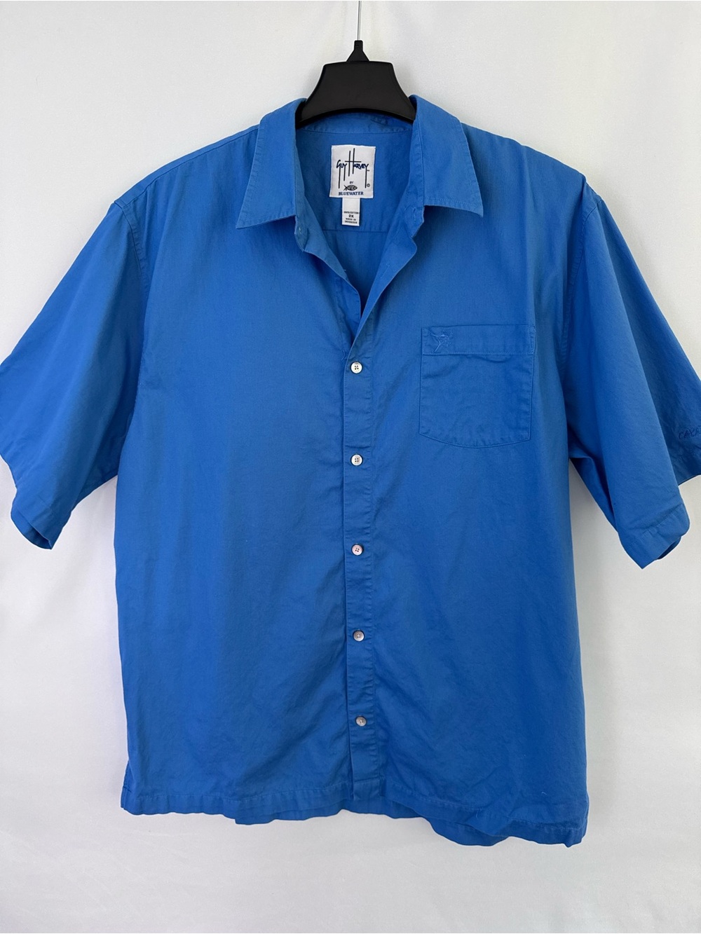 Guy Harvey by AFTCO Bluewater Men's 2X Button Down Fishing Shirt 100% Cotton